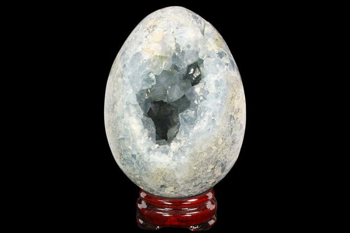 Crystal Filled, Celestine (Celestite) Egg - Madagascar #126535
